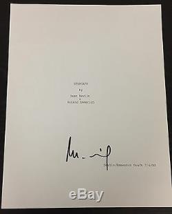 Roland Emmerich Signed Autograph Rare Stargate Complete Movie Script Coa