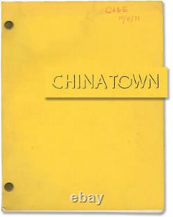 Roman Polanski CHINATOWN Original screenplay for the 1974 film 1973 #154431