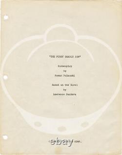 Roman Polanski FIRST DEADLY SIN Original screenplay for the 1980 film #158081
