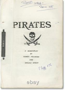 Roman Polanski PIRATES Original screenplay for the 1986 film production #150825