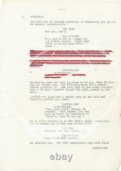 Roman Polanski PIRATES Original screenplay for the 1986 film production #150825