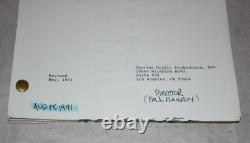 Romance Unproduced Movie Script Charles Grodin May 1991 Revised Screenplay Rare
