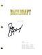 Ron Howard Signed Autograph Backdraft Movie Script Screenplay With Kurt Russell