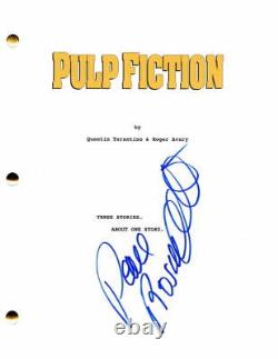 Rosanna Arquette Signed Autograph Pulp Fiction Movie Script Quentin Tarantino