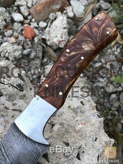 Royal Custom Handmade Book Of Eli Machete Damascus Steel Movie Sword /with Sheat