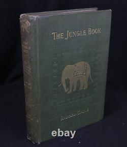 Rudyard Kipling THE JUNGLE BOOK 1894 1st ED movie/film basis childrens classic