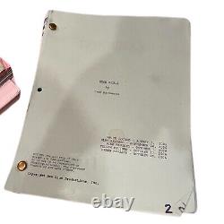 Rush Hour 1, 2 and 3 Original Scripts, Jackie Chan Chris Tucker Movie Prop