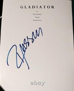 Russell Crowe Signed Autograph Rare Gladiator Full Movie Script With Coa