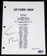 Sam Raimi Signed Spider-man Full Movie Script + Swau Coa Director Autograph