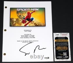 SAM RAIMI Signed SPIDER-MAN Full Movie SCRIPT autograph + JSA COA director