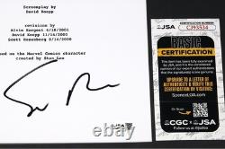 SAM RAIMI Signed SPIDER-MAN Full Movie SCRIPT autograph + JSA COA director
