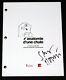 Sandra Huller Signed Anatomy Of A Fall Full Movie Script Screenplay Autograph