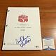 Sarah Silverman Signed Wreck It Ralph Movie Script With Character Name Beckett Coa