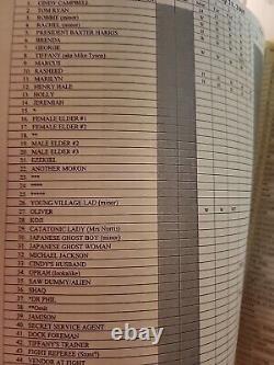 SCARY MOVIE 4 DIRECTOR BINDER SET BOOK 450+ PAGES Carmen Electra Shaq + 50% Sale