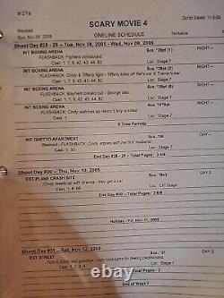 SCARY MOVIE 4 DIRECTOR BINDER SET BOOK 450+ PAGES Carmen Electra Shaq + 50% Sale
