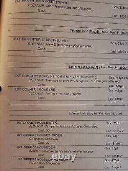 SCARY MOVIE 4 DIRECTOR BINDER SET BOOK 450+ PAGES Carmen Electra Shaq + 50% Sale