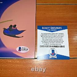 SCOTT WEINGER SIGNED DISNEY'S ALADDIN FULL PAGE MOVIE SCRIPT with BECKETT COA
