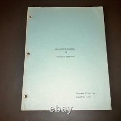 SELZNICK 1944 Rappaccini's Daughter Nathaniel Hawthorne Development Script COA