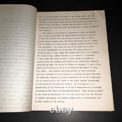 SELZNICK 1944 Rappaccini's Daughter Nathaniel Hawthorne Development Script COA