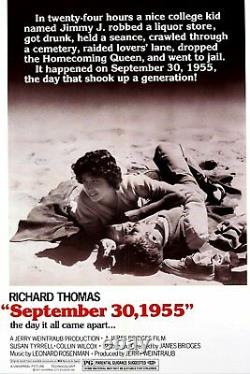 SEPTEMBER 30, 1955 / James Bridges 1976 Movie Script Screenplay James Dean vigil