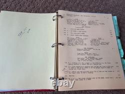 SET USED BATTLESTAR GALACTICA TV MINI SERIES MOVIE SCREENPLAY Script EDWAR JAMES