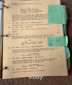SET USED BATTLESTAR GALACTICA TV MINI SERIES MOVIE SCREENPLAY Script EDWAR JAMES