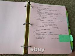 SET USED BATTLESTAR GALACTICA TV MINI SERIES MOVIE SCREENPLAY Script EDWAR JAMES