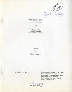 SEVEN-UPS, THE (Oct 27, 1972) Vintage original film script for Roy Scheider film