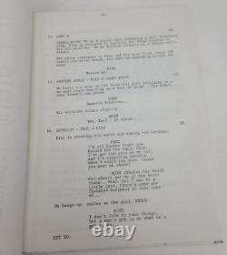 SHADOW OF THE RAVEN / Emmett Alston 1985 Unproduced Screenplay Movie Script