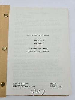 SHEENA / David Newman 1983 Screenplay, Tanya Roberts queen of the jungle film
