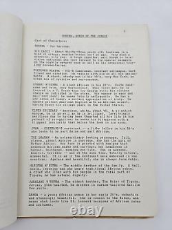 SHEENA / David Newman 1983 Screenplay, Tanya Roberts queen of the jungle film