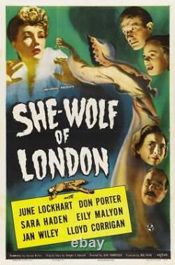 SHE-WOLF OF LONDON / George Bricker 1945 Movie Script Screenplay, June Lockhart