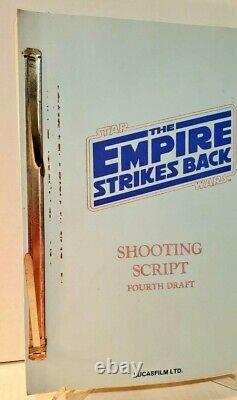SHOOTING SCRIPT STAR WARS EPISODE V The Empire Strikes Back Red Coding Number