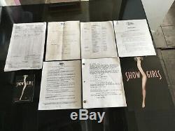 SHOWGIRLS Movie Script 1994 Owned & Used By Cast Star ELIZABETH BERKLEY