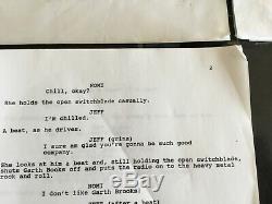 SHOWGIRLS Movie Script 1994 Owned & Used By Cast Star ELIZABETH BERKLEY