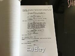 SHOWGIRLS Movie Script 1994 Owned & Used By Cast Star ELIZABETH BERKLEY