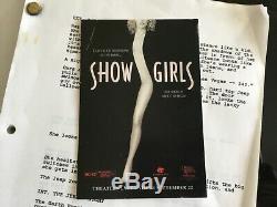 SHOWGIRLS Movie Script 1994 Owned & Used By Cast Star ELIZABETH BERKLEY