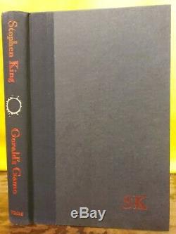 SIGNED & DATED Stephen King Gerald's Game Hardcover Book DJ First/1st Movie 1992