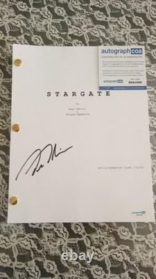 SIGNED Dean Devlin AUTOGRAPHED Original STARGATE Film Script Writer & Author COA