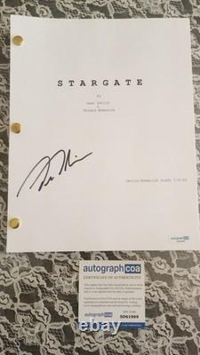 SIGNED Dean Devlin AUTOGRAPHED Original STARGATE Film Script Writer & Author COA