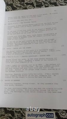 SIGNED Dean Devlin AUTOGRAPHED Original STARGATE Film Script Writer & Author COA