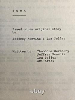 SILENT NIGHT BLOODY NIGHT ZORA Original screenplay for the 1972 film Konvitz