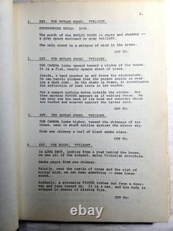 SILENT NIGHT BLOODY NIGHT ZORA Original screenplay for the 1972 film Konvitz