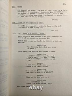 SILENT NIGHT BLOODY NIGHT ZORA Original screenplay for the 1972 film Konvitz