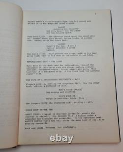 SIXTY STORY RANSOM / Barry Schneider 1970's Unproduced Movie Script Screenplay