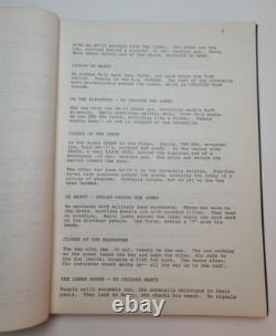 SIXTY STORY RANSOM / Barry Schneider 1970's Unproduced Movie Script Screenplay