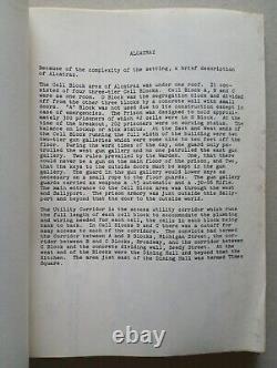 SIX AGAINST THE ROCK (1970s) Unmade Alcatraz Movie Script by Cliff Gould