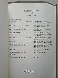 SIX AGAINST THE ROCK (1970s) Unmade Alcatraz Movie Script by Cliff Gould