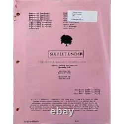 SIX FEET UNDER Original Movie Script S03E08 9x12 in. 2003 Alan Ball, Peter