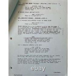 SIX FEET UNDER Original Movie Script S03E12 9x12 in. 2003 Alan Ball, Peter